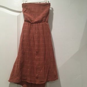 strapless dress